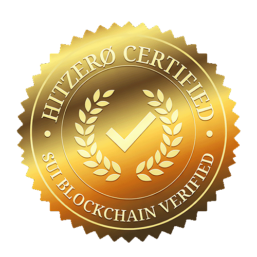 HitZERØ Certified, anchored on the Sui blockchain